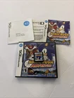 SEGA Sonic Rush Adventure Nintendo DS Manual Wi-Fi Action E NTSC 2007