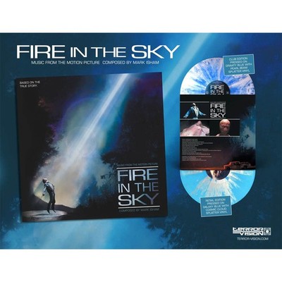 Mark Isham - Fire In The Sky Soundtrack Vinyl LP Galaxy Blue Terror Vision New