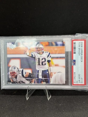 2008 Upper Deck - Tom Brady #112 PSA 10