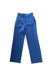 Vintage 1970's BLUE Levi's Highwaisted Minimalist Flare Leg Trouser Pants