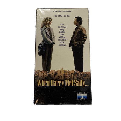 NOS VHS When Harry Met Sally 1989 Rob Reiner Hi-Fi Stereo USA Nelson Ent Orion