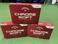 Callaway Chrome Soft Golf Balls 3 Dozen White New
