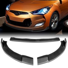 Front Bumper Lip Spoiler Carbon Fiber Abs 2012-2017 Hyundai Veloster Base Model Front Bumper Lip Spoiler Carbon Fiber Abs 2012-2017 Hyundai Veloster Base Model