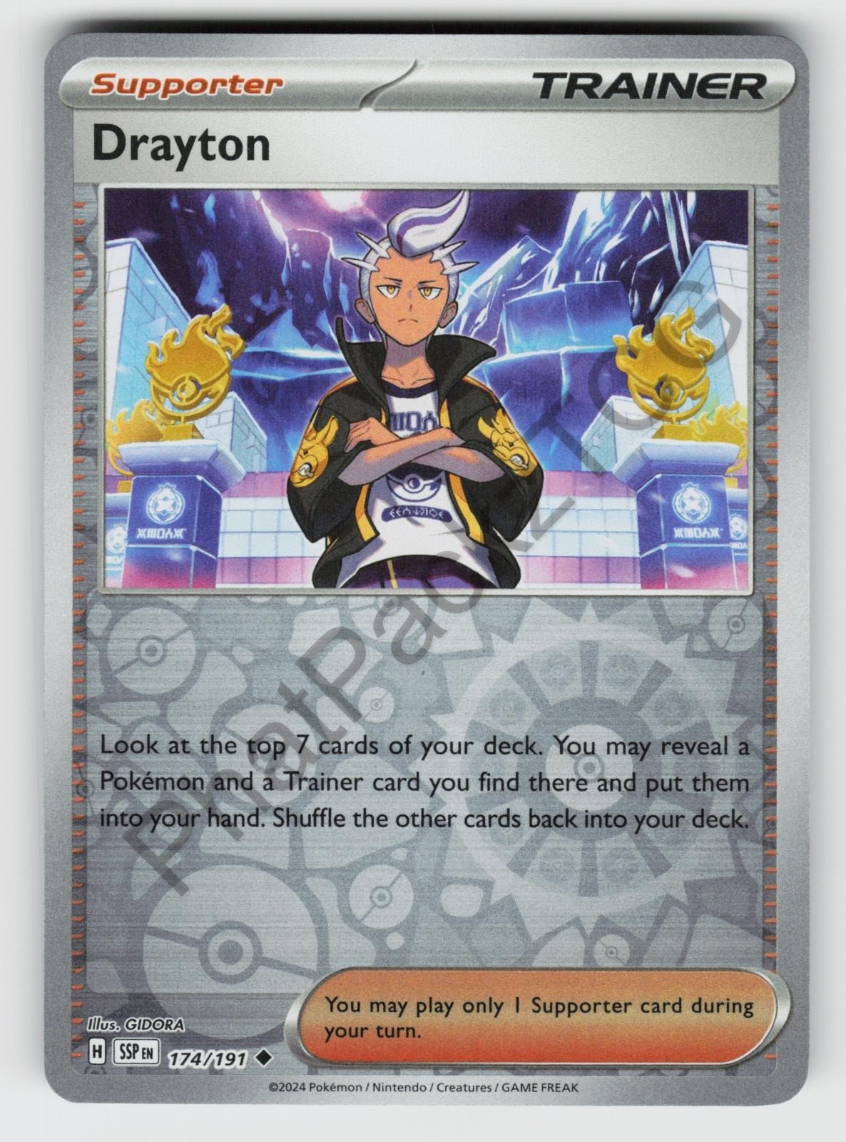 Drayton 174/191 Surging Sparks UC Reverse Holo NM/M Pokemon