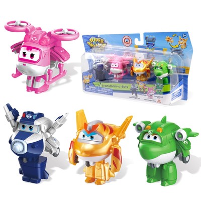 Transform-a-Bots 4 Pack with S5 Paul Dizzy & Golden Boy & Mira