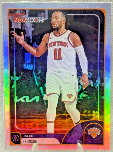 Jalen Brunson Card - Base - Topps NBA Hoops 2026 #190 New York Knicks