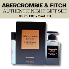 Abercrombie & Fitch Authentic Night Gift Set 100ml EDT + 15ml EDT