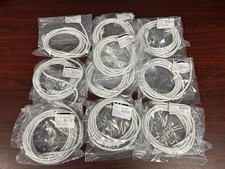 LOT OF 10 NEW SEALED C2G 10FT CAT6 Snagless Ethernet Cable SHIELDED-White 95