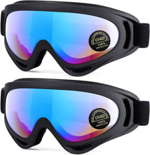 2-Pack Snow Ski Goggles for Men, Women  Kids   Snowboard Winter Gear