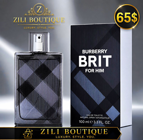 Burberry Brit for Him Eau de Toilette Spray, Regular Size 3.3 fl oz
