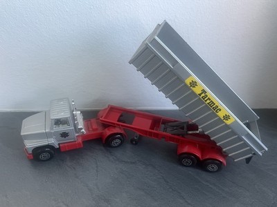 Matchbox K-18 Ford Kipper Truck silber & rot ''Tarmac'' Superking Rarität Sammler
