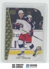 2022-23 Upper Deck 1994-95 Rookie Kent Johnson #RDT-4 Columbus Blue Jackets