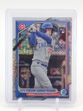 PETE CROW-ARMSTRONG 2024 BOWMAN CHROME MEGA MOJO REFRACTOR ROOKIE #85 Q4865