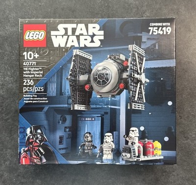 LEGO Star Wars: TIE Fighter with Imperial Hanger Rack 40771 | eBay