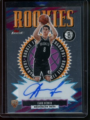 2025-26 Finest Egor Demin Rookie Finest Auto #RFA-ED Rookies