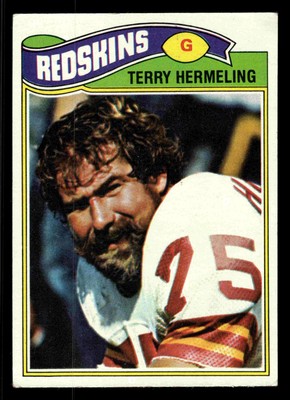 1977 Topps Terry Hermeling #523 - Washington Redskins