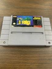 Super Nintendo SNES - D-Force - CART ONLY - Cleaned & Tested