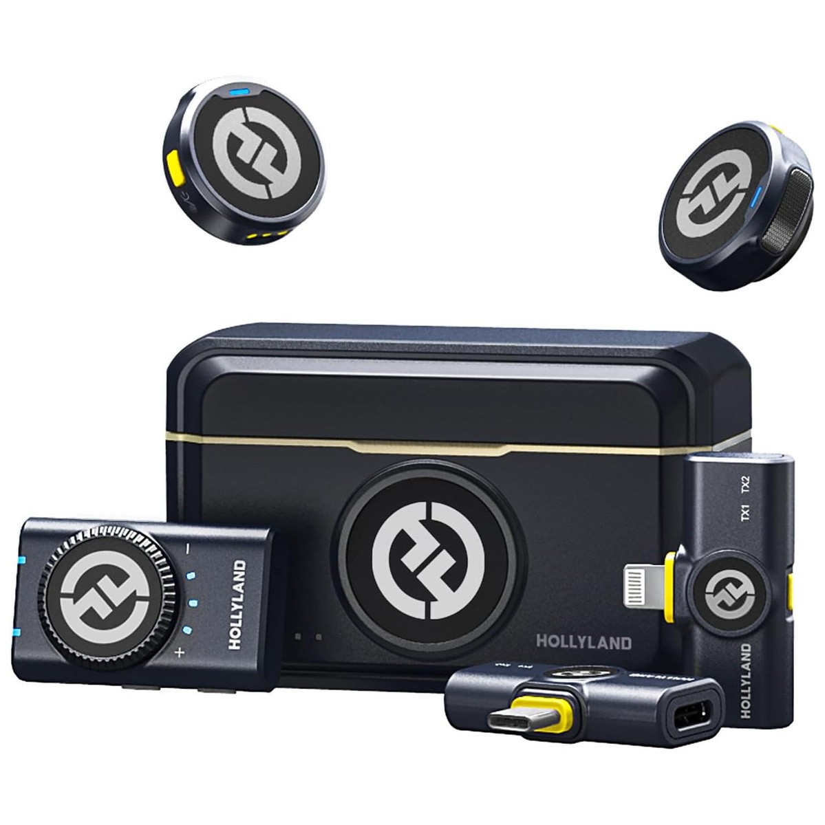 h*o様 Hollyland Lark M2S Combo Hollyland LARK M2 DUO 2-Person Wireless Combo Microphone System