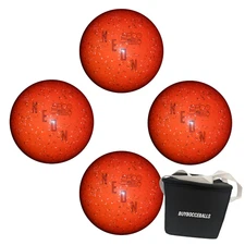 EPCO Candlepin 4 balls- Neon Speckled orange (with engraving)
