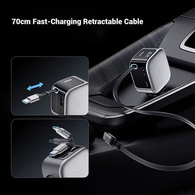 CUKTECH 10 High Power Car Charger PD QC USB-C For Xiaomi iPhone 17 Pro MacBook