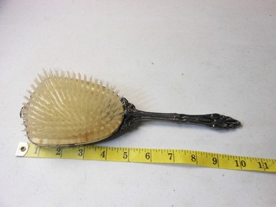 Very Vintage Silverplated Silver Plate Brush app 10''