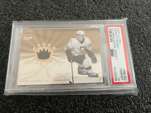 Sidney Crosby Rookie 2005-06 Ultra Scoring Kings Jerseys #SKJSC PSA 10  Pop 19!