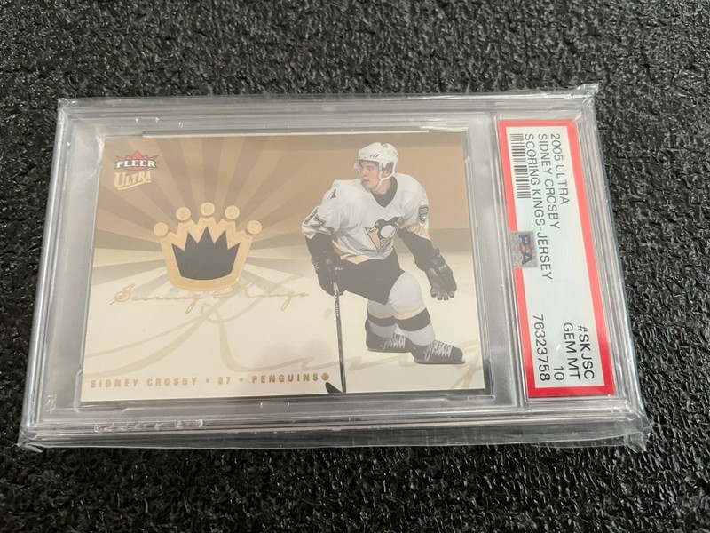 Sidney Crosby Rookie 2005-06 Ultra Scoring Kings Jerseys #SKJSC PSA 10 Pop 19!