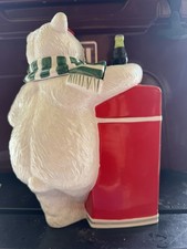 1997 Coca-Cola Cool Break Polar Bear Ceramic Cookie Jar