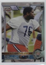2015 Topps Chrome Rookies Refractor Eddie Goldman #160 4g8