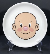 Fred Plays With His Food Mr. Food Face Kid's Plate Ceramic Baby Plate