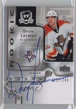2006-07 Upper Deck The Cup Rookie Auto 202/249 Drew Larman #97 Auto 0f8