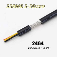 Multicore Screened Shielded Cable,  Al Foil Braided Control Cable 22AWG 2-25core