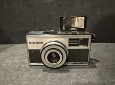 German 35mm Zeiss Ikon Ikomatic A Camera w Flash Untested Fast Shipping