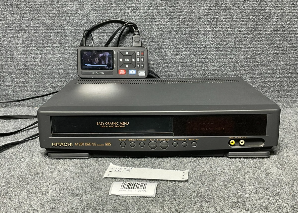Hitachi VT-M281A 4-Head VHS Video Cassette Player MPN VT-M281A