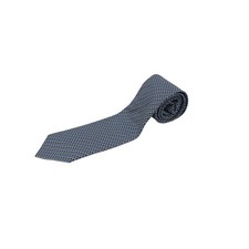 Harve Benard Men's Necktie Blue Square Pattern Business Formal