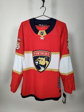 Florida Panthers Adidas Authentic Collection NHL Hockey Jersey Size 46 NWT