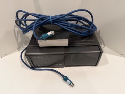 Vintage Sony Car CD Changer CDX-A15+10 + Extension Power Cable + 10-CD Holder
