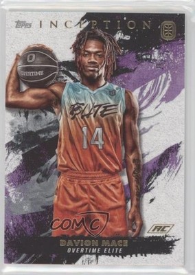 2021-22 Topps Inception OTE Overtime Elite Davion Mace #28 3hd