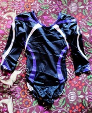 Body sexy lucido Milano nero viola diamente taglia 34" uomo donna