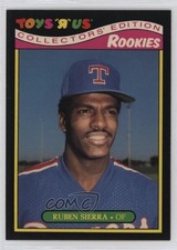 1987 Topps Toys R Us Rookies Box Set Ruben Sierra #24 1a7j