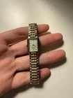 Seiko Women's Vintage Two-Tone Rectangular Watch