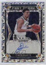2021-22 Panini Prizm Fast Break Rookie Auto Chris Duarte #FBR-CDU Auto ne1