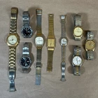 Lot of 9 Vintage Seiko Watches - As Is / For Parts or Repair