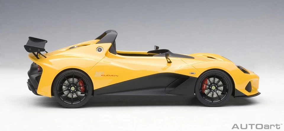 AUTOart 1 18 Lotus 3-Eleven Yellow - Image 4 of 4