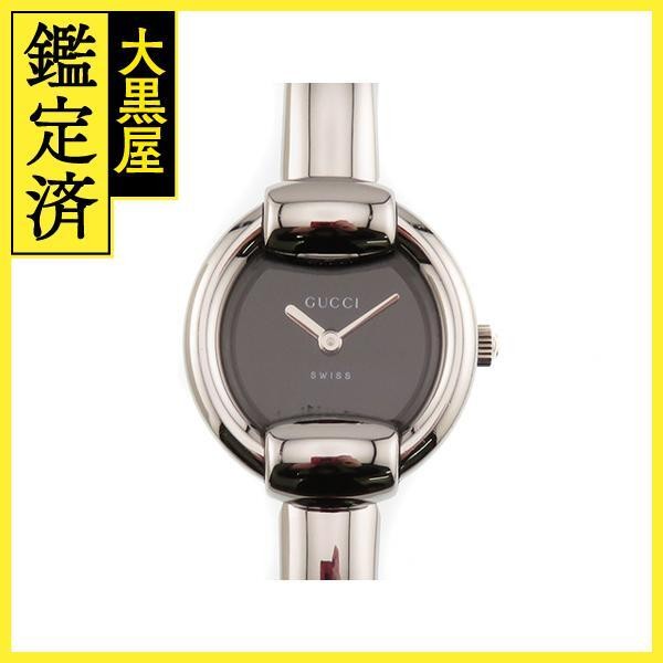 Gucci 1400L 207 Silver-Tone Bangle Watch with Interlocking G Logo-image