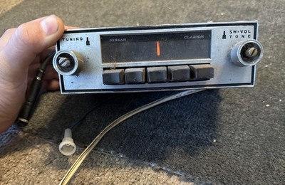 Datsun Roadster bluebird 410 411 OEM Original Nissan Clarion Radio Untested