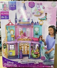 NEW Disney Princess Magical Adventures Castle 4 Feet Tall Play Set Lights *Sound