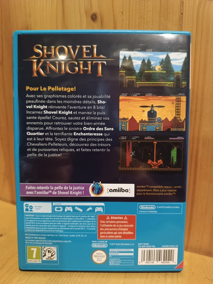 Shovel Knight – Wii U (PAL FR complet) – très bon état - Photo 2/4