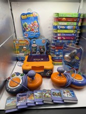 VTech Vsmile TV Learning System Console Controllers Sealed Games Huge Lot Bundle