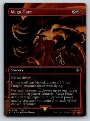 Mega Flare (Borderless) Commander: Final Fantasy Foil